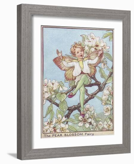 The Pear Blossom Fairy-Vision Studio-Framed Art Print