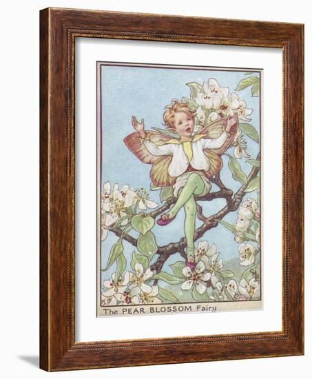 The Pear Blossom Fairy-Vision Studio-Framed Art Print