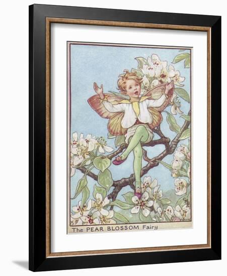 The Pear Blossom Fairy-Vision Studio-Framed Art Print