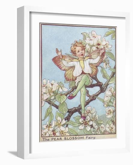 The Pear Blossom Fairy-Vision Studio-Framed Art Print