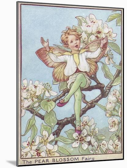 The Pear Blossom Fairy-Vision Studio-Mounted Art Print