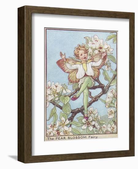 The Pear Blossom Fairy-Vision Studio-Framed Art Print