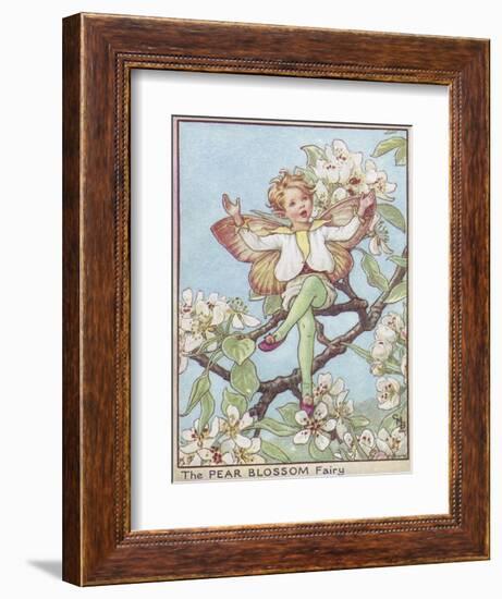 The Pear Blossom Fairy-Vision Studio-Framed Art Print