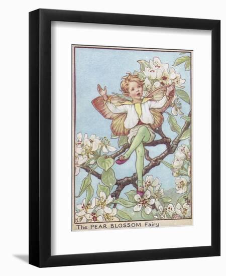 The Pear Blossom Fairy-Vision Studio-Framed Art Print