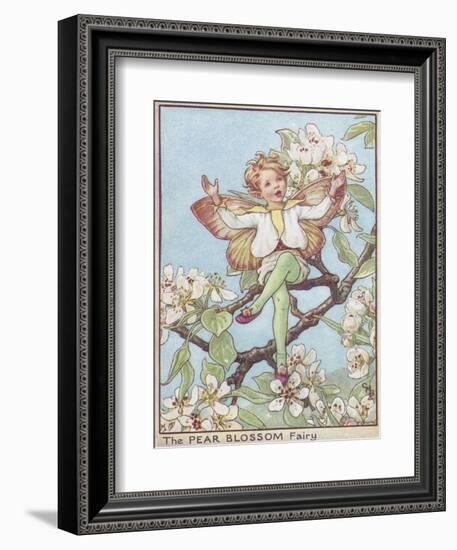 The Pear Blossom Fairy-Vision Studio-Framed Art Print