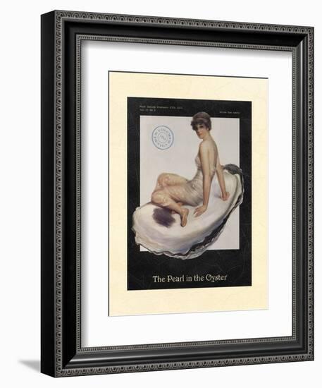 The Pearl in the Oyster-null-Framed Art Print