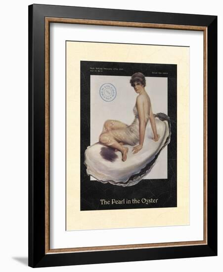 The Pearl in the Oyster-null-Framed Art Print