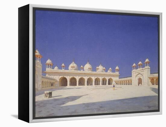 The Pearl Mosque (Moti Masji) in Red Fort of Agra, 1874-1876-Vasili Vasilyevich Vereshchagin-Framed Premier Image Canvas