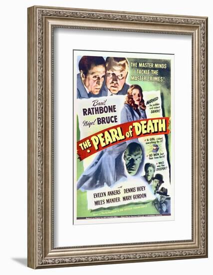 The Pearl of Death - Movie Poster Reproduction-null-Framed Photo