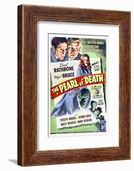 The Pearl of Death - Movie Poster Reproduction-null-Framed Photo