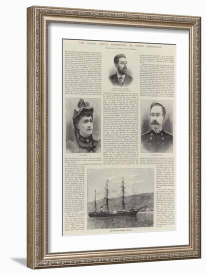 The Peary Arctic Expedition to North Greenland-null-Framed Giclee Print