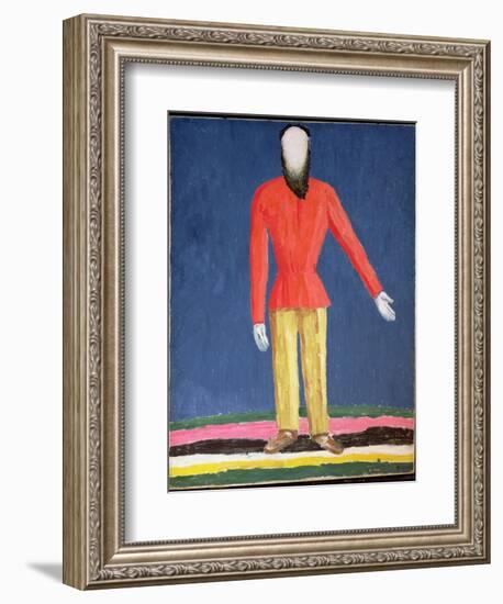 The Peasant, 1928-32-Kasimir Malevich-Framed Giclee Print