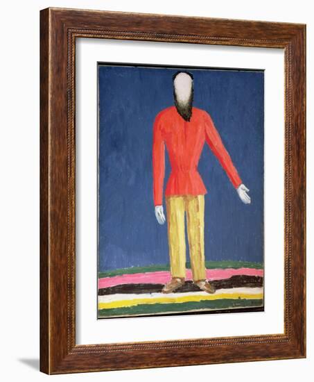 The Peasant, 1928-32-Kasimir Malevich-Framed Giclee Print