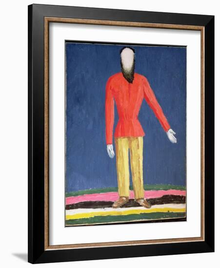 The Peasant, 1928-32-Kasimir Malevich-Framed Giclee Print