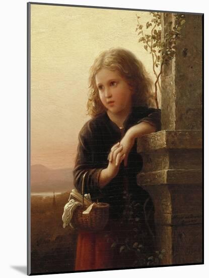 The Peasant Girl, 1875-Alfred Thompson Bricher-Mounted Giclee Print