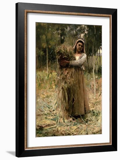 The Peasant Girl (The Faggot Collector) 1880-Arthur Melville-Framed Giclee Print