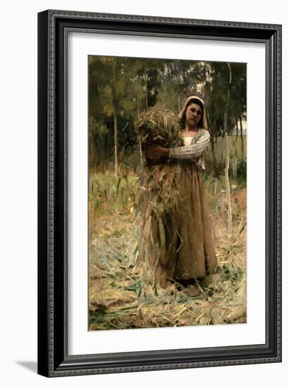 The Peasant Girl (The Faggot Collector) 1880-Arthur Melville-Framed Giclee Print