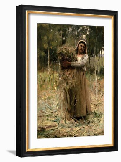 The Peasant Girl (The Faggot Collector) 1880-Arthur Melville-Framed Giclee Print