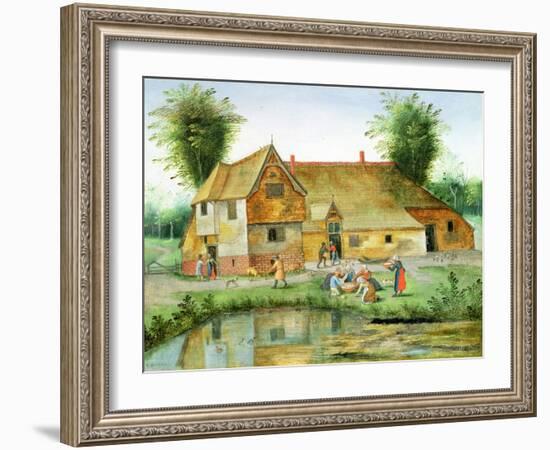 The Peasant's Meal-Pieter the Younger Brueghel-Framed Giclee Print