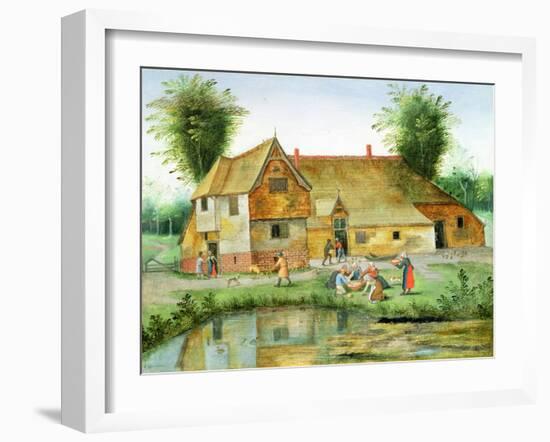 The Peasant's Meal-Pieter the Younger Brueghel-Framed Giclee Print