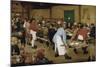 The Peasant Wedding-Pieter Bruegel the Elder-Mounted Premium Giclee Print