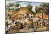 The Peasant Wedding-Pieter Brueghel the Younger-Mounted Giclee Print