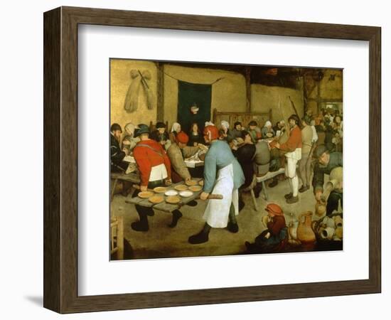 The Peasant Wedding-Pieter Bruegel the Elder-Framed Giclee Print