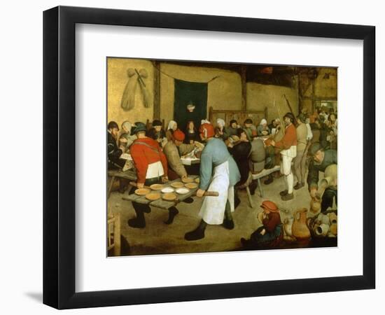 The Peasant Wedding-Pieter Bruegel the Elder-Framed Giclee Print