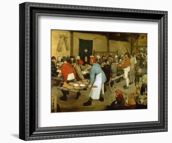 The Peasant Wedding-Pieter Bruegel the Elder-Framed Giclee Print