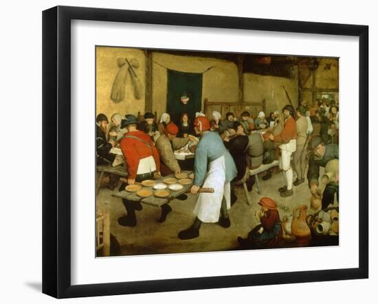 The Peasant Wedding-Pieter Bruegel the Elder-Framed Giclee Print