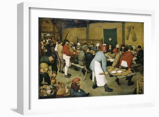 The Peasants' Wedding-Pieter Bruegel the Elder-Framed Giclee Print