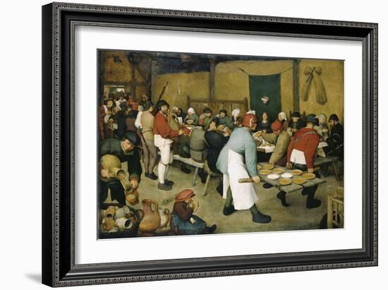 The Peasants' Wedding-Pieter Bruegel the Elder-Framed Giclee Print