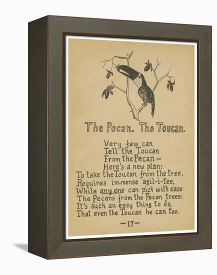 The Pecan. The Toucan.-Robert Williams Wood-Framed Stretched Canvas