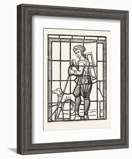 The Pedlar and His Dog, from a Window in Lambeth Church, London, UK-null-Framed Giclee Print