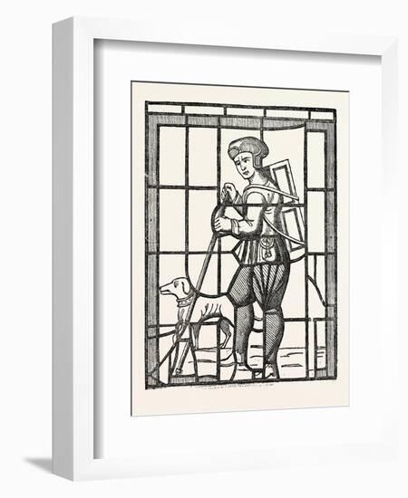 The Pedlar and His Dog, from a Window in Lambeth Church, London, UK-null-Framed Giclee Print