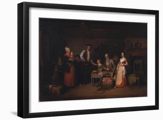 The Pedlar Displaying His Wares, 1836-Asher Brown Durand-Framed Giclee Print