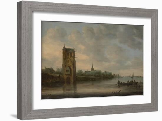 The Pelkus Gate Near Utrecht, 1646-Jan Van Goyen-Framed Giclee Print