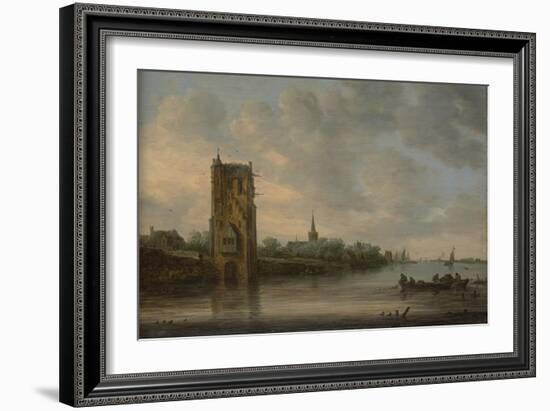 The Pelkus Gate Near Utrecht, 1646-Jan Van Goyen-Framed Giclee Print