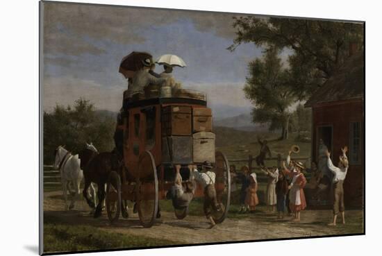 The Pemigewasset Coach, 1899-Enoch Wood Perry-Mounted Giclee Print