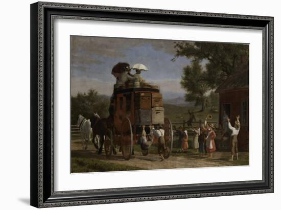 The Pemigewasset Coach, 1899-Enoch Wood Perry-Framed Giclee Print