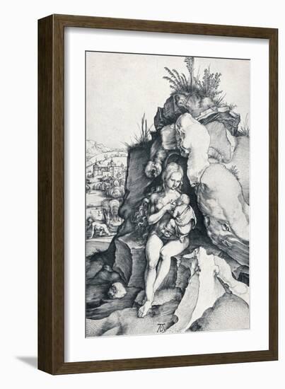 The Penance of St John Chrysostom, 1495-Albrecht Dürer-Framed Giclee Print