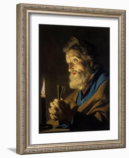 The Penitant Peter-Matthias Stomer-Framed Giclee Print