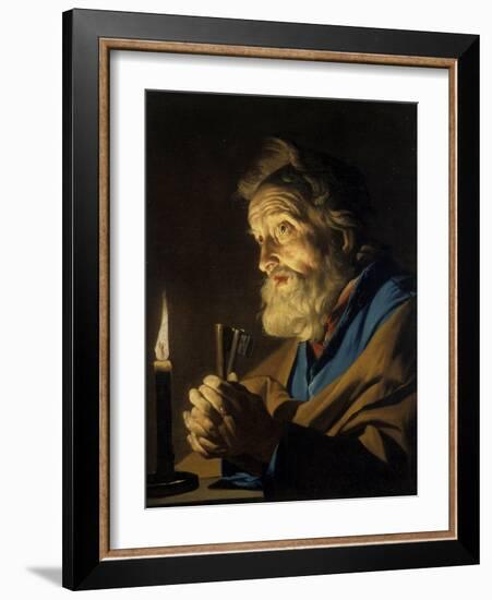 The Penitant Peter-Matthias Stomer-Framed Giclee Print