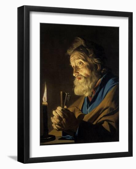 The Penitant Peter-Matthias Stomer-Framed Giclee Print