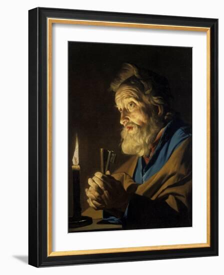 The Penitant Peter-Matthias Stomer-Framed Giclee Print