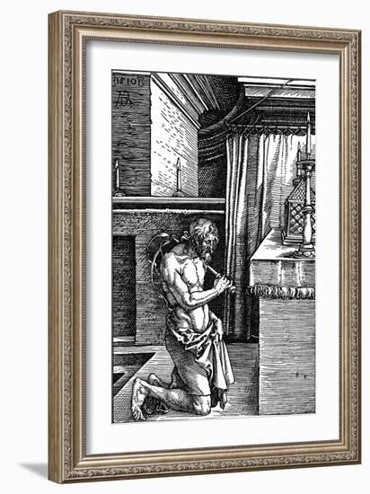 The Penitent, 1510-Albrecht Dürer-Framed Giclee Print