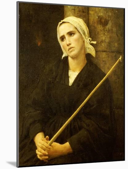 The Penitent, 1886-Jules Breton-Mounted Giclee Print