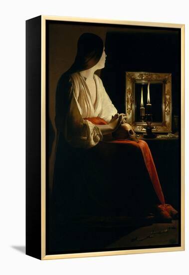 The Penitent Magdalen, c.1640-Georges de La Tour-Framed Premier Image Canvas