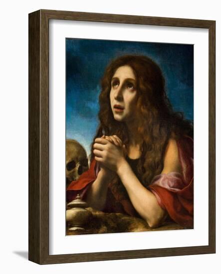 The Penitent Magdalen, C.1670-Carlo Dolci-Framed Giclee Print