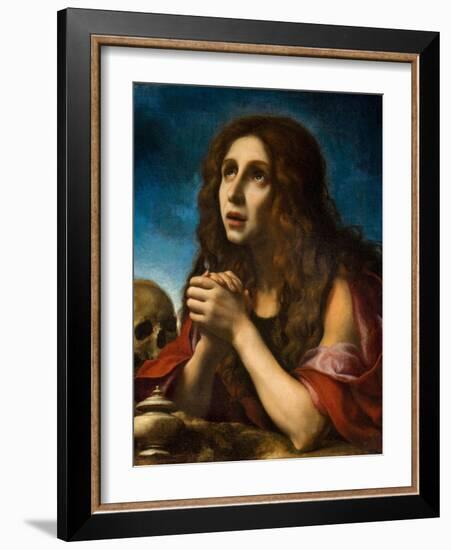 The Penitent Magdalen, C.1670-Carlo Dolci-Framed Giclee Print